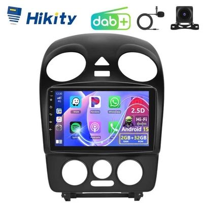 DAB+ 2+32GB Apple Carplay Android Autoradio GPS Navi WiFi RDS Für VW New Beetle - Bild 1 von 4