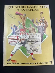 Vtg 7/15/1982 Columbus Clippers @ Rochester Red Wings MiLB Program Don Mattingly - Bild 1 von 14