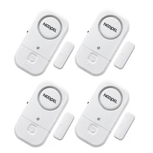 Door Window Alarm 4 Pack,  120DB Magnetic Pool Alarm, Burglar Intruder - Picture 1 of 5