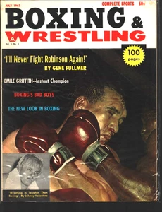 COMPLETE SPORTS BOXING & WRESTLING Magazine-JULY 1962 - Picture 1 of 2