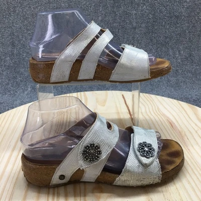 Sandalias Haflinger para mujer 38 Grizzly sin cordones gris punta abierta informales Foto 1 de 4