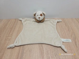 BAMBIA Schmusetuch Bär Schnuffeltuch Kuscheltuch beige, braun  - Bild 1 von 6