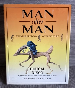Man After Man Dougal Dixon 1990 1st Edition 1st Print Hardcover Evolution Sci-Fi - Picture 1 of 13