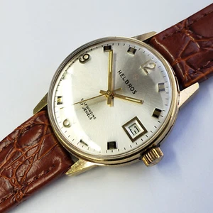 Vintage 1972 West Germany Helbros Regatta Men’s Automatic Watch - PUW 1561 - Picture 1 of 13