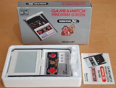 Donkey Kong JR Schermo Panorama Nintendo Gioco e Orologio In Ottime Condizioni CJ-93 1983 - Immagine 1 di 4
