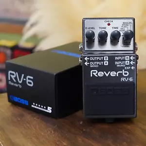 BOSS RV-6 Reverb Guitar Effect Pedals Eight high quality reverb modes RV6 - Picture 1 of 12