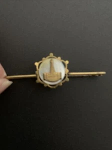 Herren Krawattennadel mit Intarsien Perlmutt  - Bild 1 von 2