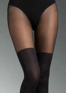 DKNY DYF011 Illusion Thigh High Pantyhose - Picture 1 of 3