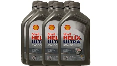 Shell Helix Ultra 5W30 6 x 1 Liter Motoröl BMW LL-01 MB 229.5 RN 700 RN 710 - Bild 1 von 3