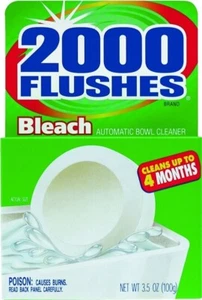 2000 Flushes 290071 Toilet Bleach Tablet Automatic Bowl Cleaner, 1.75 oz - Picture 1 of 1