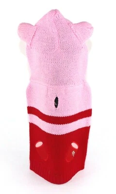 Dog Pet Animal Hoodie Sweater Pink Size XS X Sm - PuppyPAWer - Image 1 of 2