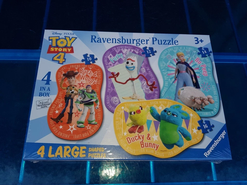 RAVENSBURGER 6835 DISNEY PIXAR PUZZLE TOY STORY 4  4 PUZZLES  - Photo 1/2