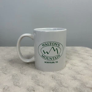 Walton's Mountain Coffee Mug Green White Schuyler VA Virginia Liquid Logic - Picture 1 of 7
