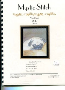 Gráfico de punto de cruz - Punto místico - Pug - Imagen 1 de 1