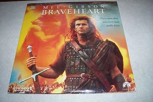 Mel Gibson BRAVEHEART LASER DISC WIDESCREEN EDITION 2 discs - Picture 1 of 4