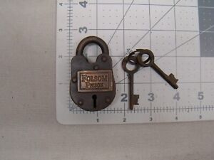 vintage style Folsom lock Folsom prison lock jail lock antique looking lock