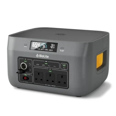 BioLite Basecamp 1500 Lithium Solar Portable Power Station Generator Power Bank - Image 1 of 3