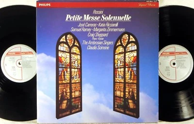 2 LPs PHILIPS DIGITAL CLASSICS 1984 Rossini PETITE MESSE SOLENNELLE 412 124-1 NM - Image 1 of 3