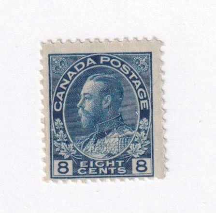 CANADA # 115 VF-MNH 8cts BLUE ADMIRAL CAT VALUE $180 KIMSS30 - Image 1 of 1