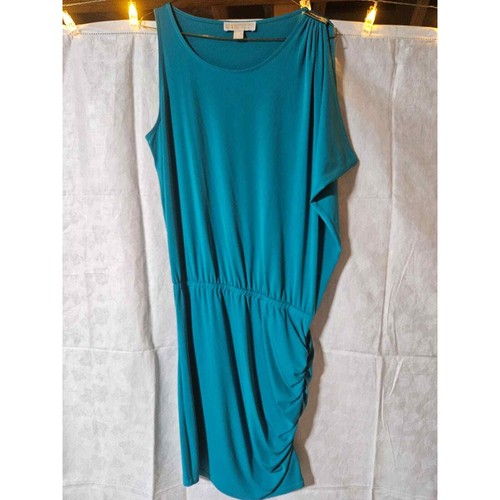 Abito donna blusa Michael Kors piastrelle increspato taglia media 