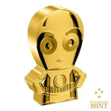 2022 NIUE C-3PO C3PO CHIBI 1 oz SILVER GOLD GILDED STAR WARS DAY SPECIAL RELEASE