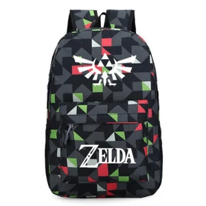 The Legend of Zelda Backpack Student Bag Book Schoolbag Laptop Travel Bag - Picture 1 of 12