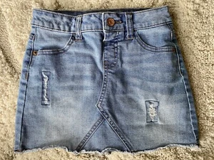 Girls Justice Jean Skirt Size 8 - Picture 1 of 3