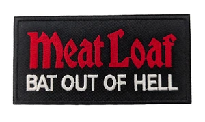 Meatloaf Patch, Meatloaf Iron On Band Patch, Bat Out Of Hell - Picture 1 of 1