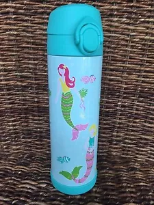 Pottery Barn Kids große türkisfarbene Meerjungfrau Wasserflasche Sommer Strand neu 17 oz - Bild 1 von 3