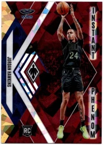 2023-24 Panini Phoenix Instant Phenom Phoenix Maroon Ice #14 Jordan Hawkins /275 - Picture 1 of 2