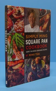 SIMPLY MING SQUARE PAN COOKBOOK BY MING TSAI, SIGNED - Imagen 1 de 9