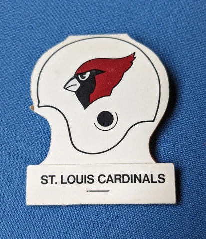Full Matchbook Football Helmet ST LOUIS CARDINALS 1976 sch. HOLIDAY INN INDIANA Cover