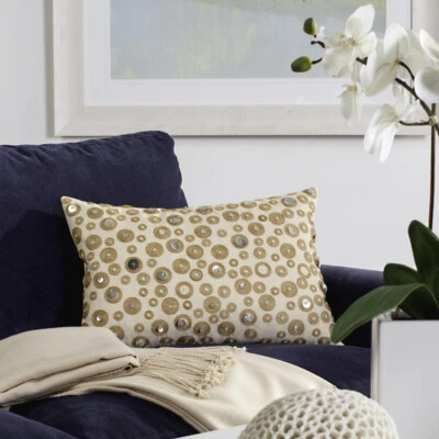 SAFAVIEH Starlette Pillow Set of 2 | Creme | - Image 1 of 4