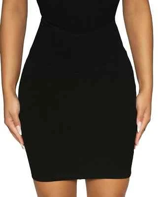 JR434 Naked Wardrobe Black V-Waist Mini Skirt Size XS - Image 1 of 3