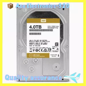 WD Gold Enterprise WD4002FYYZ 4TB 7200 RPM 6Gb/s 128MB 3.5" Internal Hard Disk - Picture 1 of 3