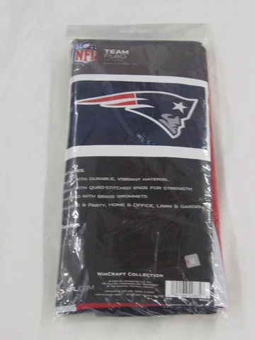 NEW ENGLAND PATRIOTS  3' X 5' DELUXE MINUTE MAN LOGO BLUE  HOUSE FLAG NFL Cover