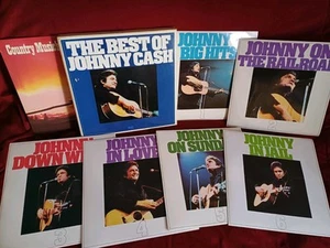 The Best of Johnny Cash 6x Vinyl Record LP Box Set 1973 Reader's Digest + Bonus - Picture 1 of 16