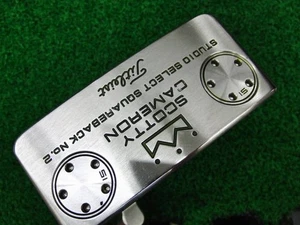 Putter Scotty Cameron Studio Select Squareback No.2 34 pulgadas diestro sin cubierta de cabeza - Imagen 1 de 9