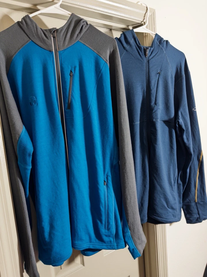 Chaqueta Icebreaker Hombre Merino 260 Quantum Manga Larga Cremallera Capucha 98% Lana XXL/2XL Foto 1 de 4