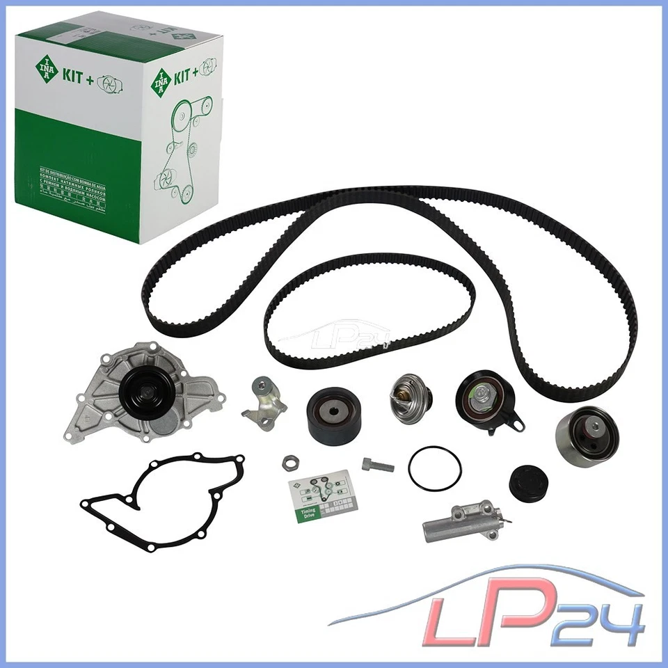 INA KIT COURROIE DE DISTRIBUTION + POMPE À EAU POUR AUDI A8 4D 2.5 TDI BJ 97-02 - Photo 1/4