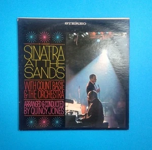 Frank Sinatra-SINATRA at the Sands w/ COUNT BASIE - 1966 1st Press Reprise 2-LP - Bild 1 von 7