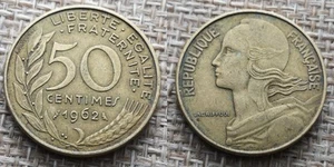 Coin France - 1962 3 plis - 50 centimes Marianne (C915) - Picture 1 of 3