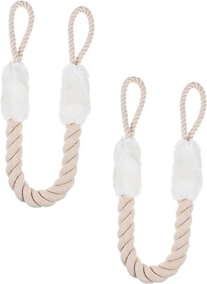 2 Stück Baumwolle Türkordel Klemmschutz Für Türen,Türklinken Schutz,Tür Stopper  - Bild 1 von 4