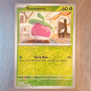 2023 Pokemon S&V Paradox Rift Reverse HOLO Bounsweet Card 008/182 - Picture 1 of 2