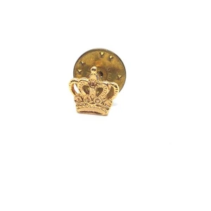 Tiny Royal Crown King Queen Pin Royalty Monarchy Prince Princess Gift Vintage - Picture 1 of 3