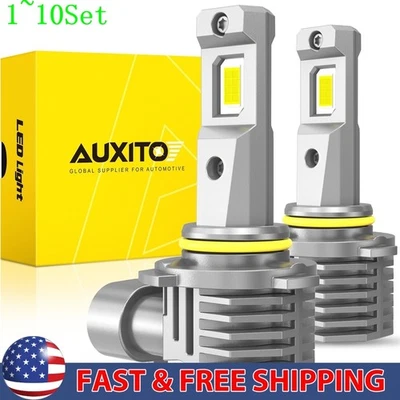 AUXITO H10 9140 9145 White 3000K LED Fog Lights Driving Bulbs Lamp DRL 2/4X - Image 1 of 4