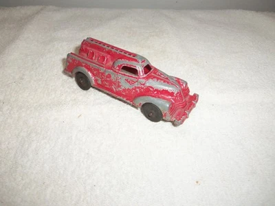 Camión diecast vintage de 1940 Manoil Toys "Camión de bomberos 1940 (#709)" 1:43 Foto 1 de 4