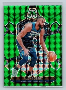 2023-24 Panini Mosaic Green Mosaic #52 Rudy Gobert Minnesota Timberwolves - Picture 1 of 2