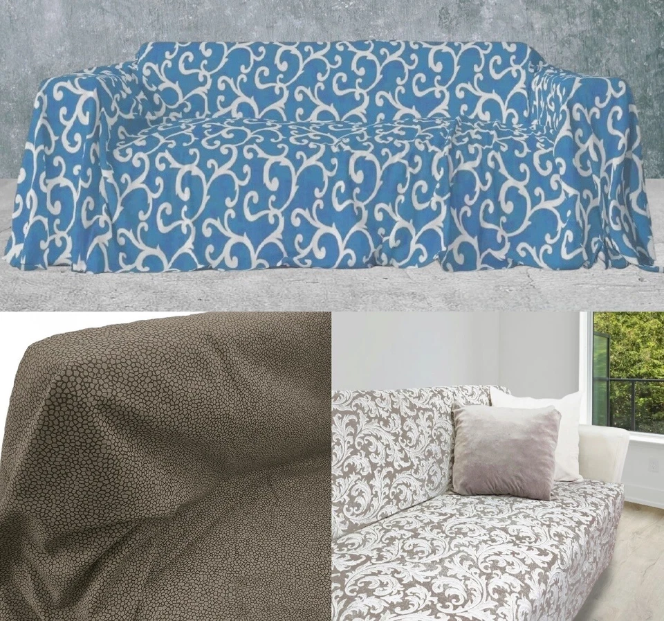 TELO ARREDO MULTIUSO COPRITUTTO DIVANO FOULARD MATRIMONIALE SINGOLO FANTASIA - Immagine 1 di 1