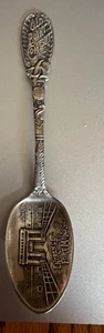 Sterling Silber Löffel Bürgerkrieg Eingang zum Fort Monroe 5 3/4" alte Spitze Komfort - Bild 1 von 12
